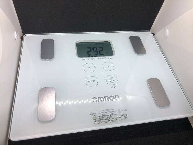 体重計　ブログ　体脂肪率表記